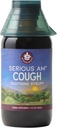 WishGarden Herbs Serious Cough AM Soothing Syrup - Natural Herbal Daytime Non-Drowsy Cough Supressor para Adultos com Elderberry acalma Tosse Reflex, Normaliza a produção de muco, Abre peito, 4 onças