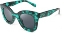 FEISEDY Retro Oversized óculos de sol quadrado chifre semi gato olho borboleta vidro grande grosso negrito moldura B2572