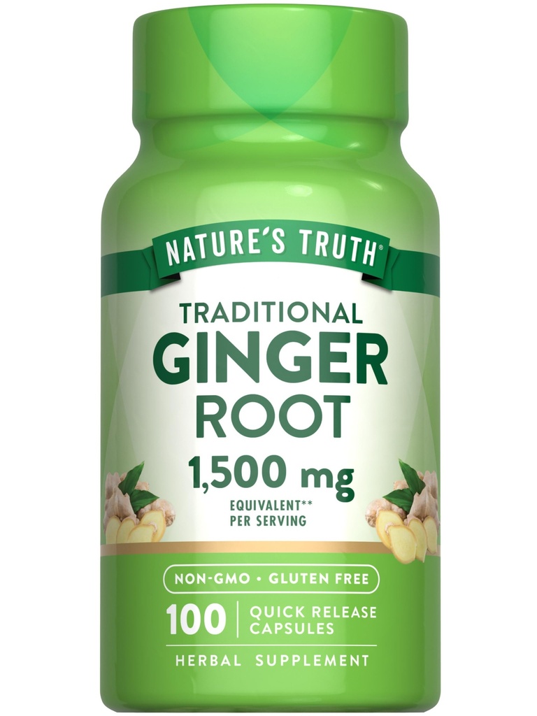 Nature's Truth Ginger Root Capsules (Cinza da Ginger Root Extract)
