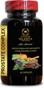 Complexo de Próstata Tudo Natural - Serra Palmetto para Homens Suplemento de Próstata, Licopeno para Próstata, Vitaminas Puras de Próstata para Homens - 1 Frasco 60 Cápsulas