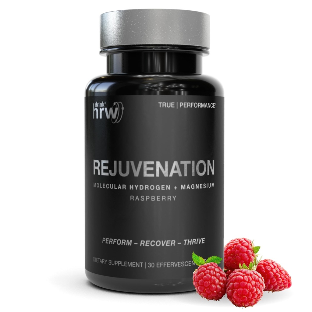 DINK HRW Rejuvenescimento Molecular Hidrogênio Água Comprimidos: 12 ppm H2 - Hidrogênio e Magnésio Suplemento, Suporta Produção de Energia, Recuperação, Saúde Cognitiva. Certificado de Esporte Informado (Raspberry 30ct)