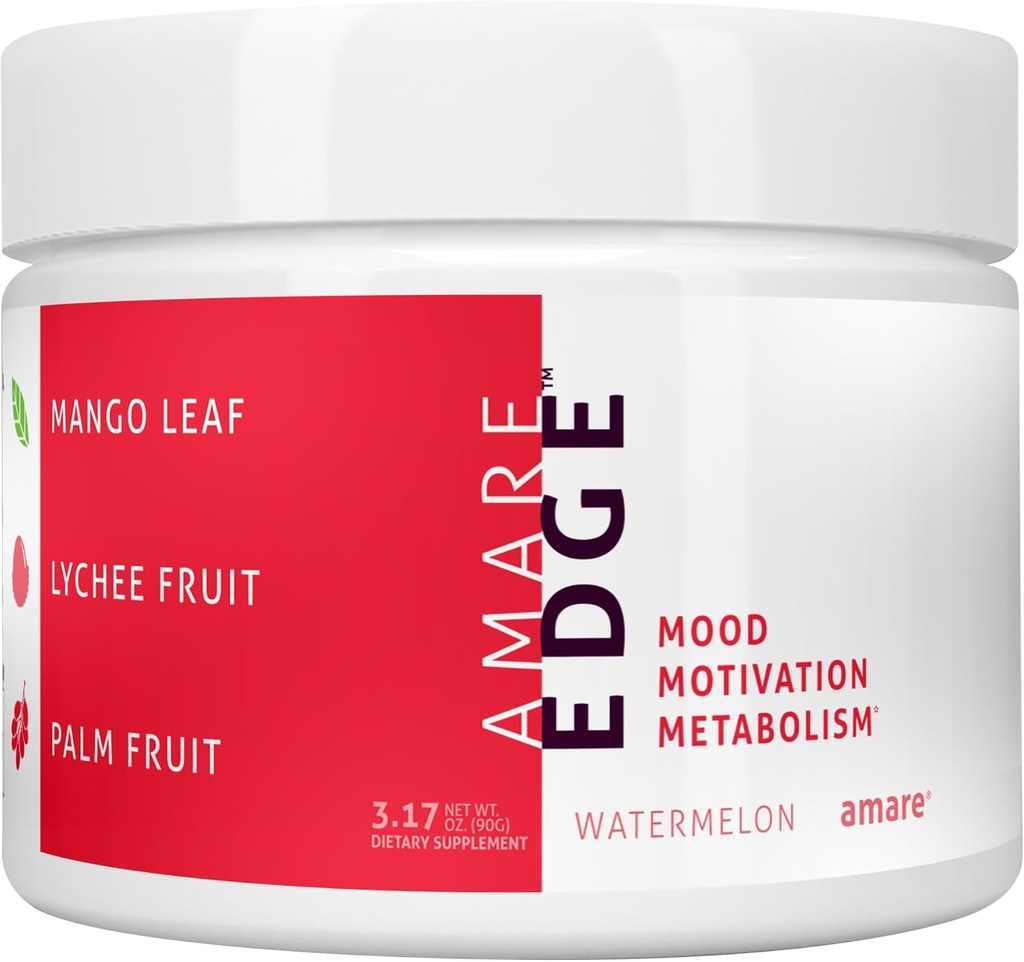 Amare Borda Todo Nootrópico Natural Beber Pó para Endurance e Motivação em Melancia