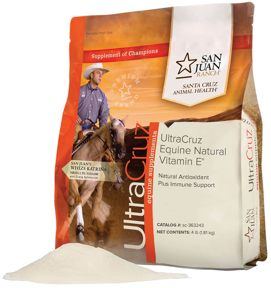 UltraCruz Equine Vitamina Natural E®, Pó, 4 lb