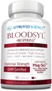 Aprovado Ciência Bloodsyl - Suporta fluxo de sangue - Hawthorn Berry, Magnésio, BioPerine - Vegan - 60 Cápsulas - Pacote de 1