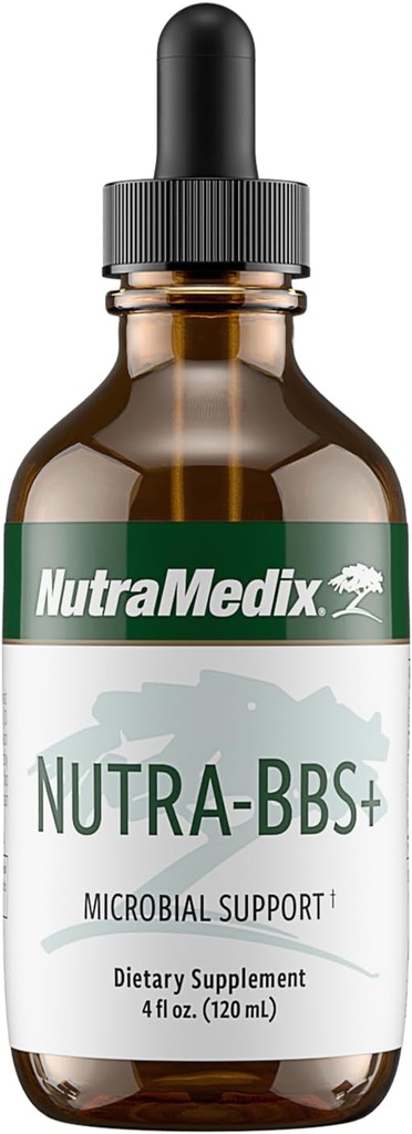 NutraMedix Nutra-BBS+ - Suplemento de ervas para suporte microbial, antioxidante e imunológico - com Elecampane + Jalapa Root, Artemisia Annua e Capirona Bark (4 onças)