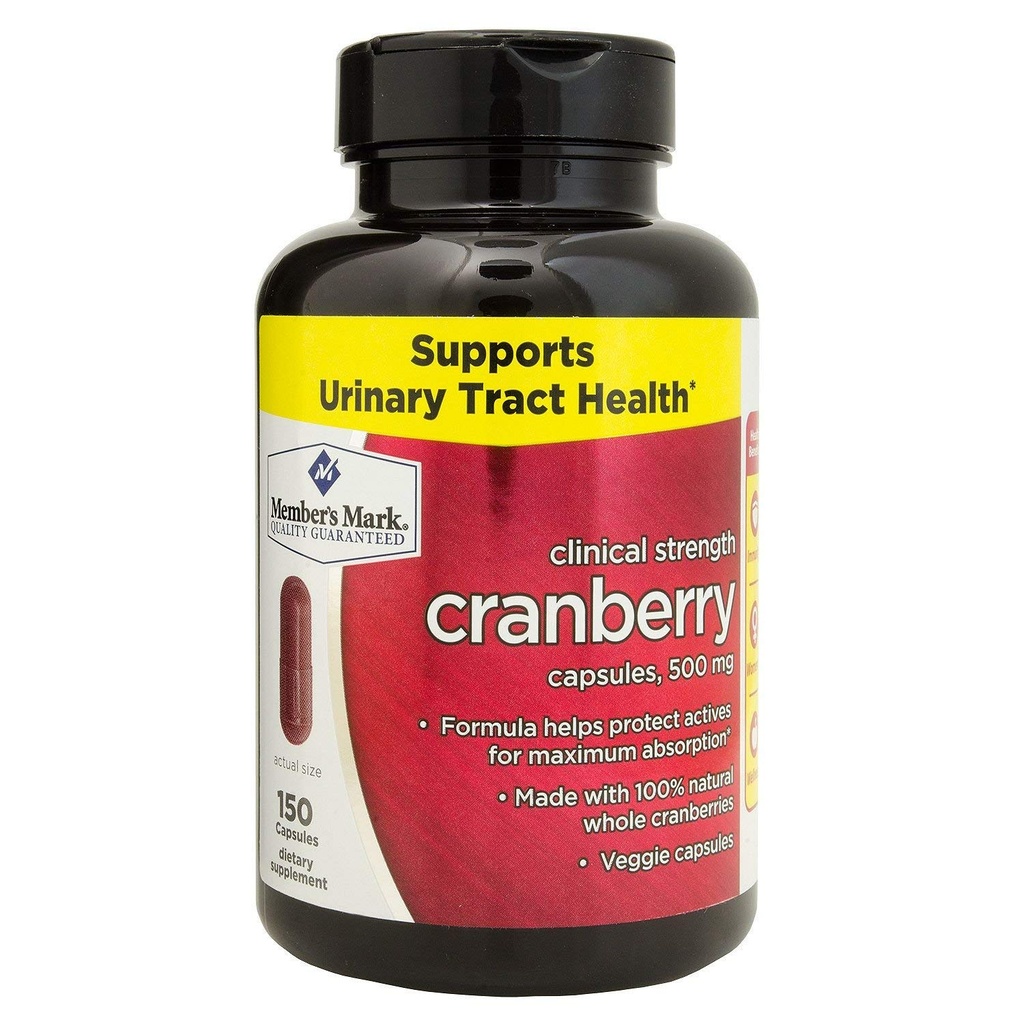 Membros Mark Clinical Força Cranberry, 500mg