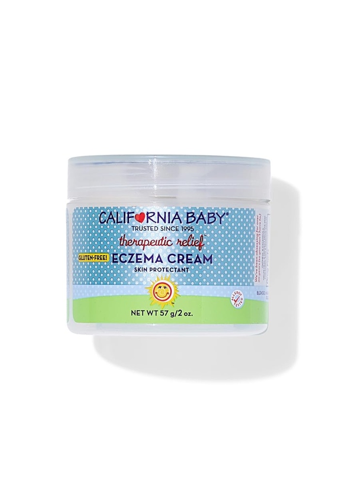 California Baby Eczema Creme □ Tratamento de Eczema Livre de Esteroides □ Milho de aveia coloidal + Aloe Vera
