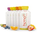 Huma Plus (Eletrolitos duplos) Chia Energy Gel, Variety Pack, 12 Gels - Estômago amigável, Geles de energia de alimentos reais