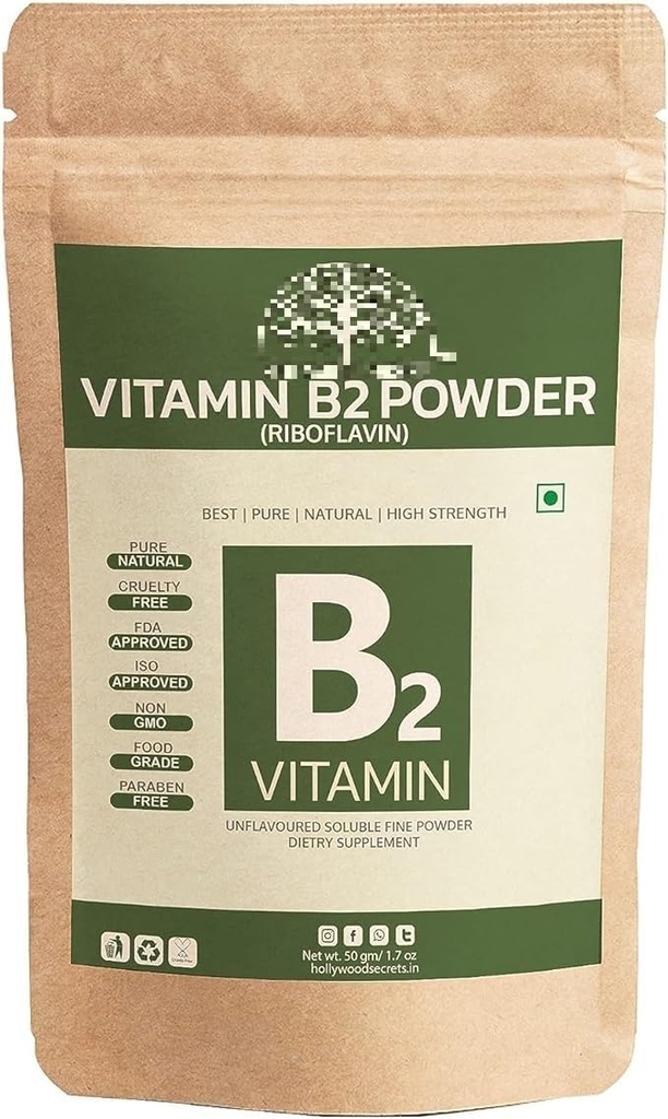 Genéricos Pub Vitamina B2 Riboflavin Powder 50gm
