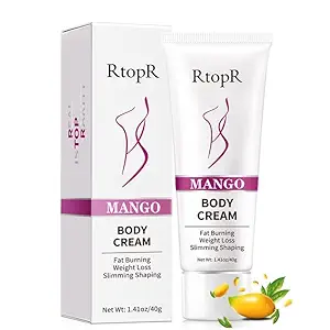 Barreira Mango Anti celulite perda de peso emagrecimento creme estômago queimador gordura naturais Ingredientes Pernas, braços, coxa e cintura gordura, Anti celulite, rápida emagrecimento mulheres [pacote de 2] 40 Gm