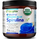 biophix Blue Spirulina Powder Organic Blulina 6 oz - Algae Organic Spirulina Powder 170 Servings - Suplemento Superalimentar - Pigmento Azul Natural - Espirulina en Polvo Organica Pura Azul