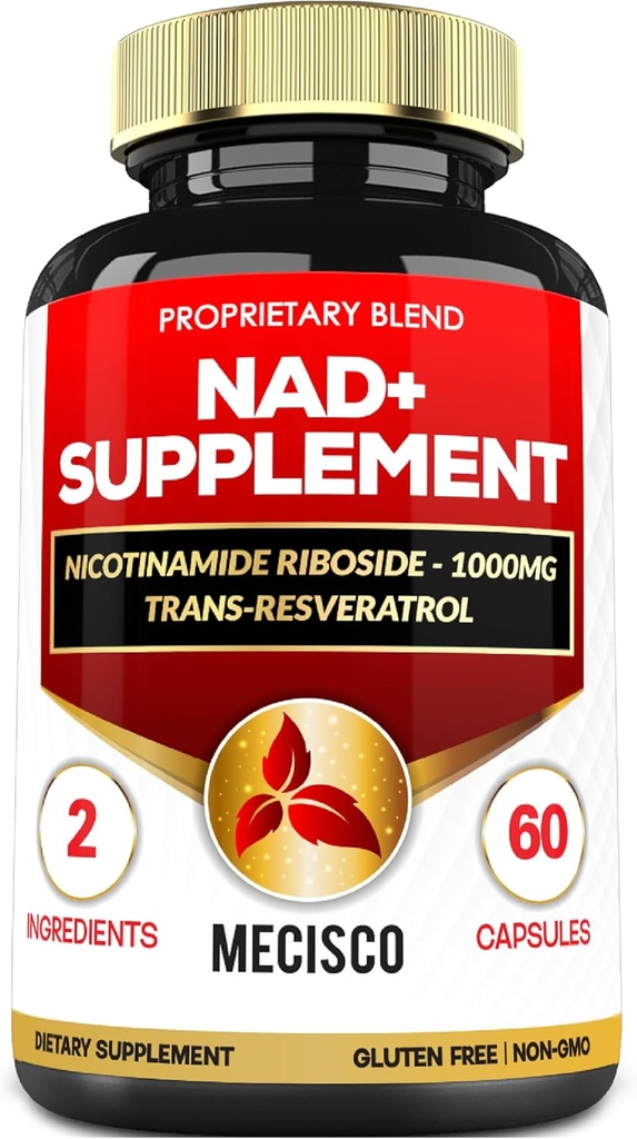 2in1 Suplemento com Nicotinamida Riboside & Resveratrol - 60 Cápsulas durante 30 dias