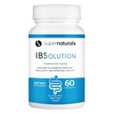 SuperNaturals IBSolution - Made in USA, Non-GMO, Gluten Free & Vegan (60 Cápsulas) - Suplemento Digestivo Gut Saúde com Psyllium Husk - Gás, Bloating, Diarréia, Resgate Obstipação, Dor abdominal