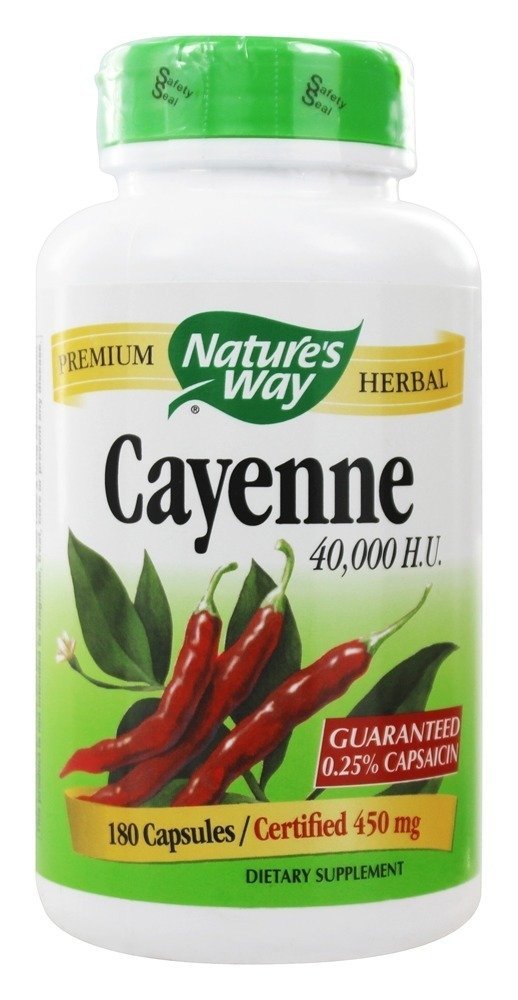 Naturezas Way Cayenne Pepper 40000 Hu, 180 quilates