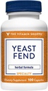O Fio de Levedura Vitamina Shoppe, Fórmula de Ervas para Mulheres, contém Ácido Caprílico, Lactobacillus e Ervas (100 Cápsulas)