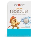 Ginger Resgate Tablets mastigáveis pelo povo de gengibre – saúde digestiva livre de drogas, comprimidos mastigáveis, sabor forte de gengibre, 0,55 Oz, 24 comprimidos, (Pack of 1)