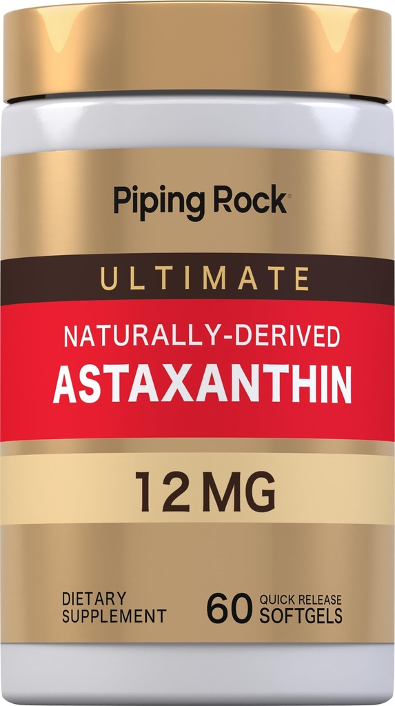 Tubing Rock Astaxantina 12mg 60 Cápsulas de Softgel