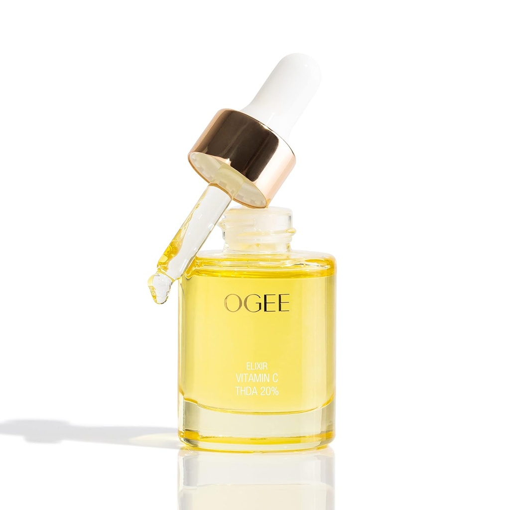 Ogee Vitamina C THDA 20% Elixir - Certified Organic Vitamina C Face Serum - Brightening Vitamina C Serum for Face