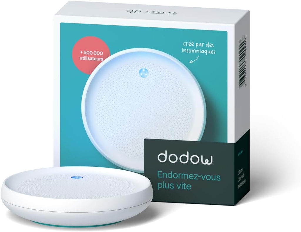 Dodow Sleep Aid Device - Mais de 1 milhão de usuários estão dormindo mais rápido com Dodow!