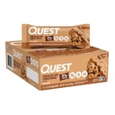 Quest Nutrition Chocolate Chip Cookie Bares de proteína de massa, alta proteína, baixo carboidrato, sem glúten, Keto Friendly, 12 contagem