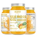 (28 OZ) Sea Moss Gel Raw Flavored Irish Seamoss Gel Natural Vegan Abacaxi 102 Vitaminas e Minerais Selvagens Colhidas Não-GMO.