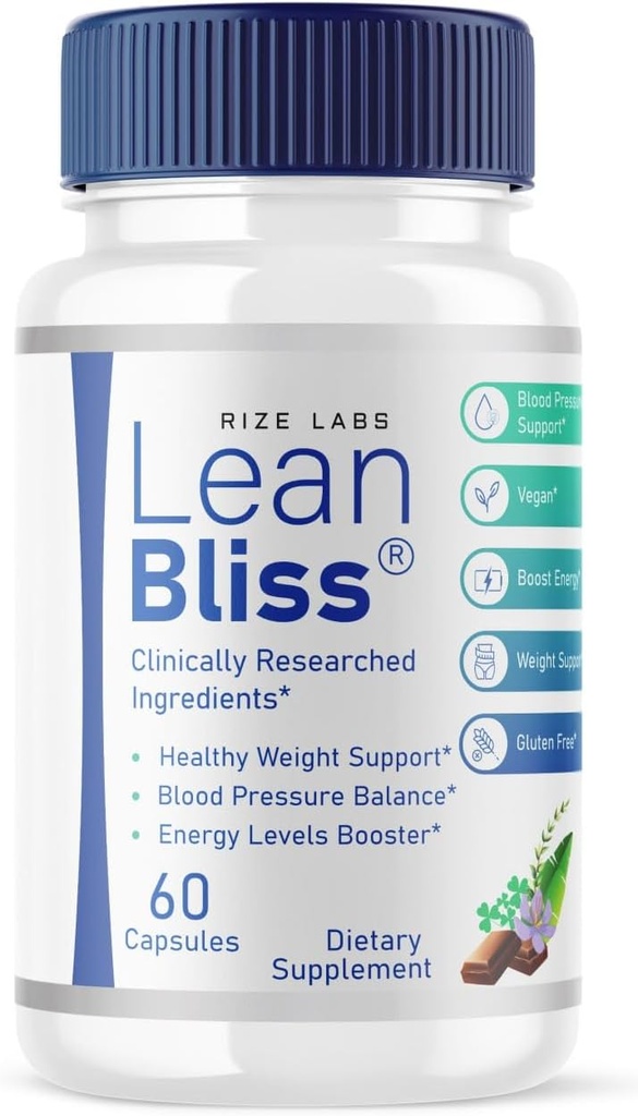 Lean Bliss Weight Loss Pills, Lean Bliss Fat Burning Formula, LeanBliss Cápsulas de Metabolismo Avançada para Gestão de Peso Natural e Suporte de Sangue, LeanBliss Suplemento Dietário Avaliações (60 Cápsulas)