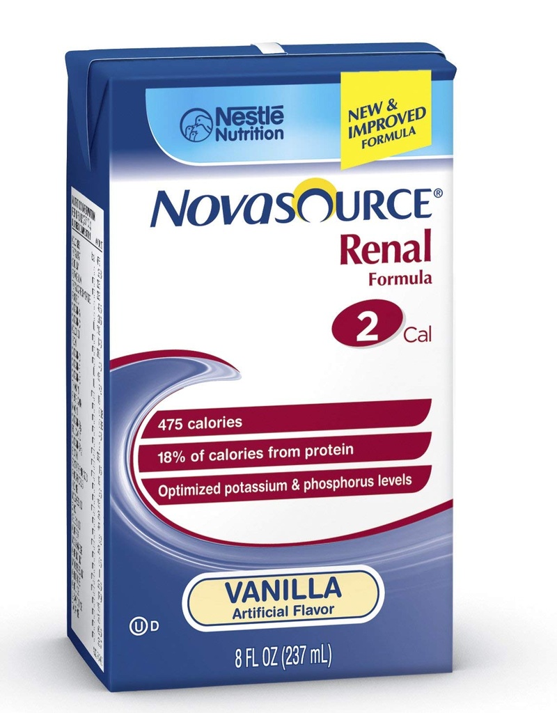 Novasource Renal Nutritional Supplement ( NOVASOURCE RENAL, 8OZ BRIKS ) 27 Cada / Caso