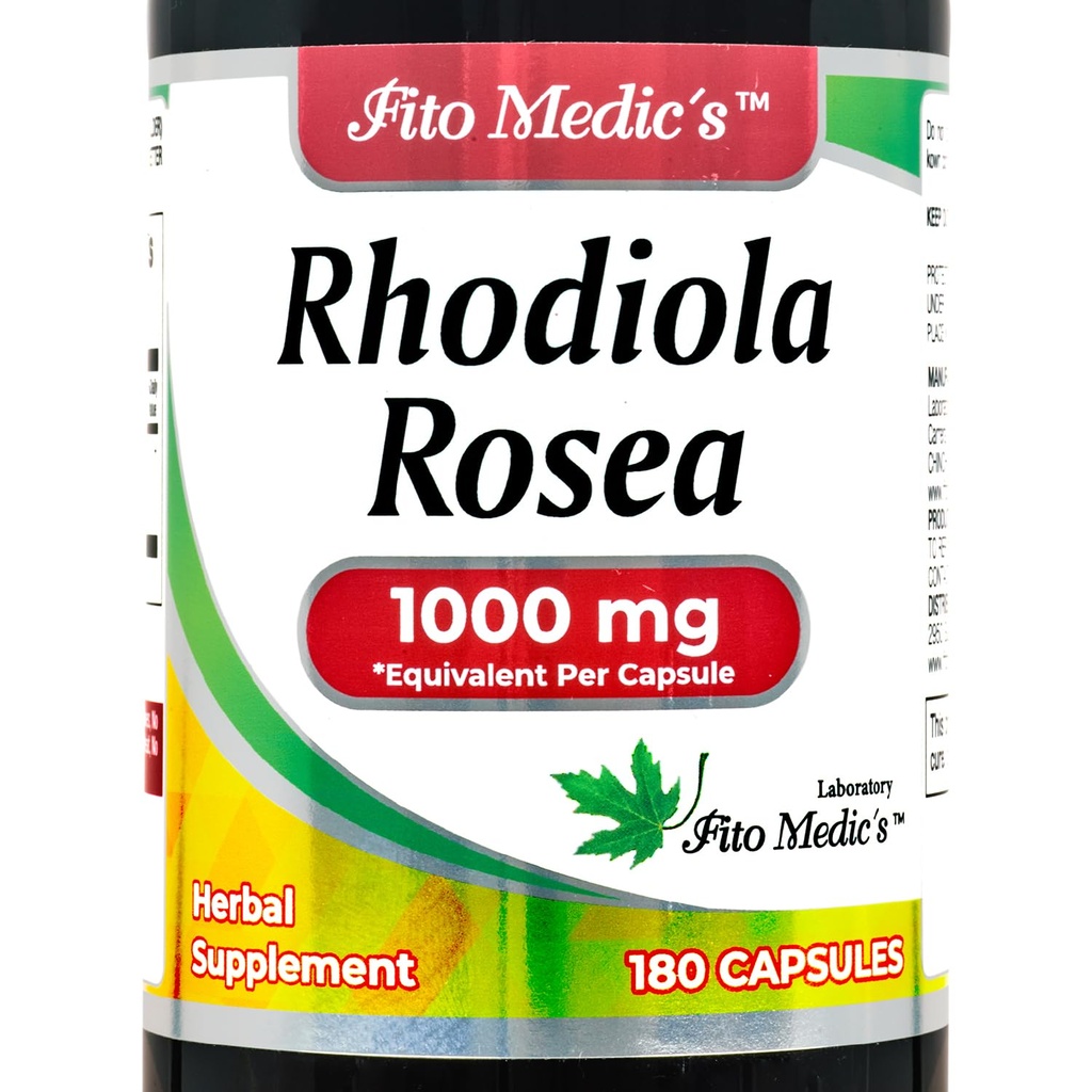 Lab - rhodiola rosea - rhodiola rosea Suplemento -180 Caps - Ultra alta Absorção.
