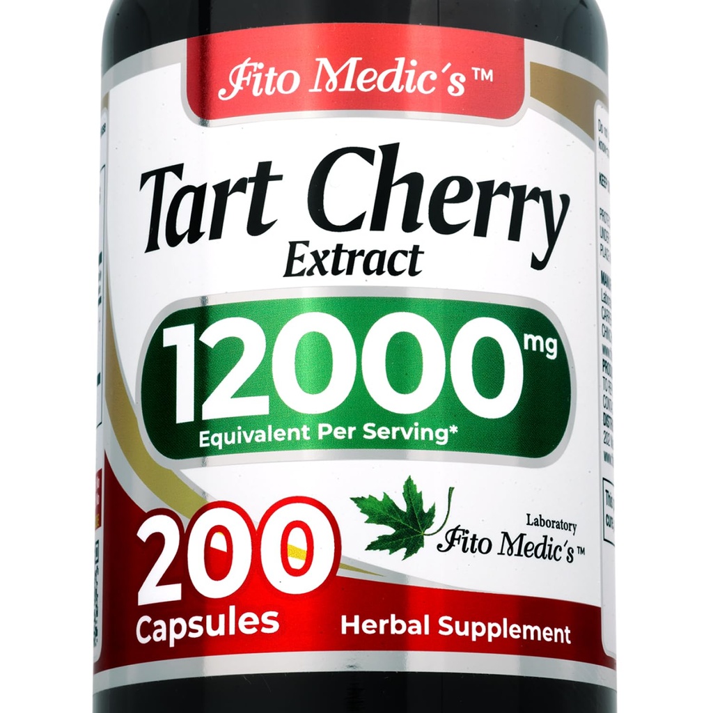FITO MEDIC'S Lab .Tart Cherry Cápsulas .200 Cápsulas ..12000 mg.