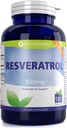 Resveratrol 500mg 180 Cápsulas 90 Servidores de 1000mg ou 60 Servidores de 1500mg