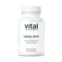 Nutrientes Vitais Ácido Lipóico 300mg Antioxidante de Ácido Alfa-Lipoico Suplemento ALA para Metabolismo Saudável e Energia