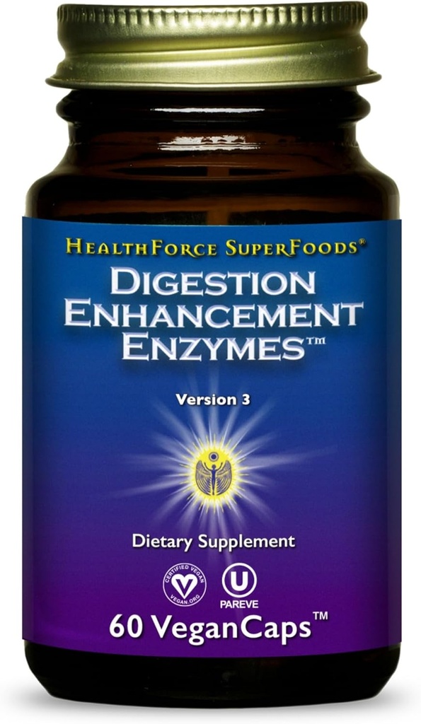 SAÚDE SUPERFOODS Digestion Enzymes Melhoramento - 60 Cápsulas Vegan
