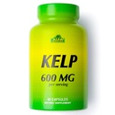 ALFA VITAMINS Kelp Supplement, 600mg de Natural Seaweed Kelp (Ascophyllum Nodosum), Rico em Iodo & Fucoidan, Suporta Thyroid & Função Metabólica, Vitaminas Diárias para Bem-Estar, Não OGM, 90 comprimidos