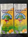 Xarope de Forte CHERIFER w/Taurine & Fator de Crescimento de Clorela Duplo + Zinco 120ml (Pacote de 2 Garrafas)