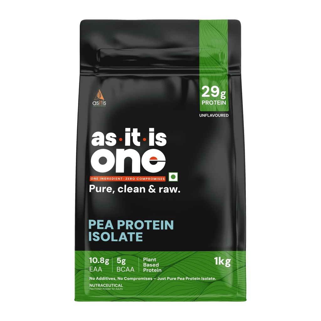 AS-IT-IS Nutrition Pea Protein Isolate □ Projetado para a suplementação de refeições □ Vegan Plant Protein