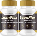 Rize labs (2 Pack) LeanFlux - Lean Flux perda de peso para aumentar os níveis de MTD, Leanflux Avaliações Não-GMO Fácil de engolir suplementos pílulas, ganhar Brown Adipose Tissue BurnFat (120 cápsulas)