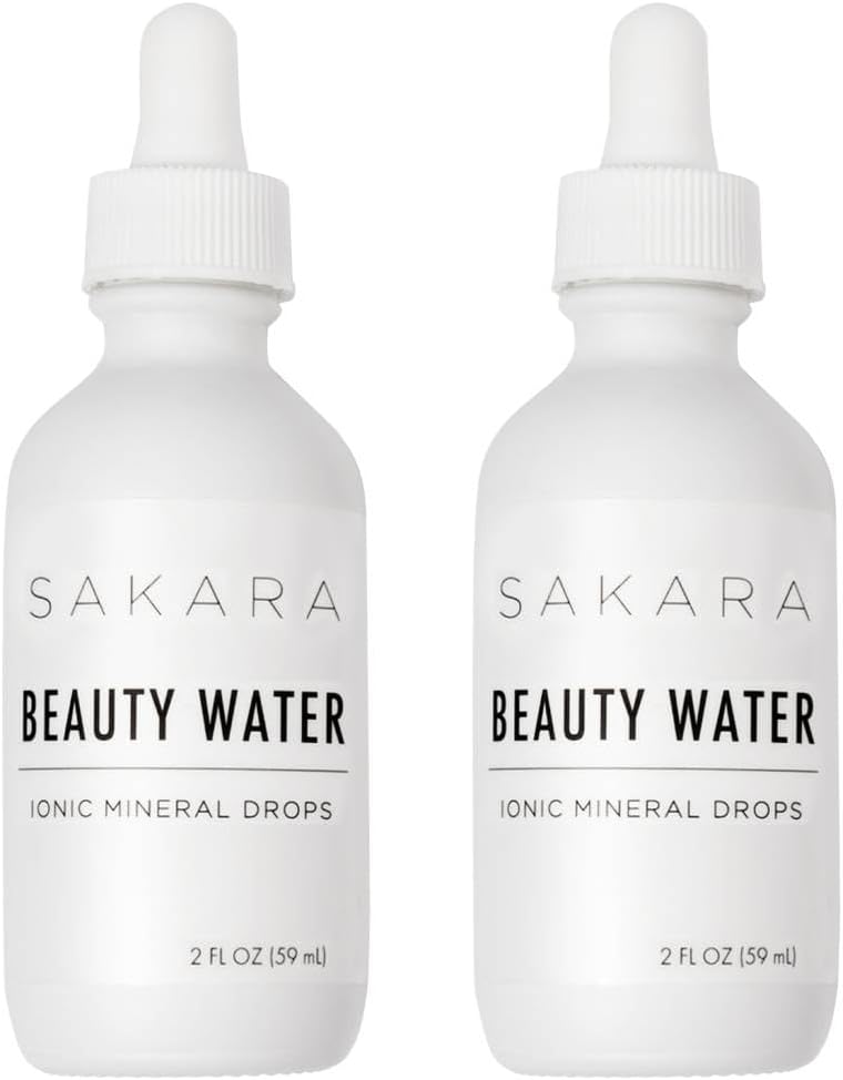 SAKARA Beauty Water Drops, 60 Servings - Trace Mineral Drops for Water, Mineral Water Liquid Magnesium, Chloreto, Sódio, Potássio, & Boron Supplements, Liquid Vitaminas Multi Minerals Supplement