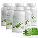 AloeCure Organic Aloe Vera Cápsulas, 130,000mg Inner Aloe Leaf Equivelant por Serviço, Suporte Gut Health & Digestive Comfort, Estômago Acid Buffer, Suplemento Imune Natural, Aloin Free, 60 Cápsulas