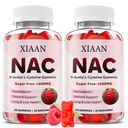 NAC Gummies para Crianças e Adultos, N Acetyl Cysteine 1000mg Suplemento NAC para Antioxidantes e Suporte Imune, Pulmão e Saúde do Fígado, Raspberry Flavor 120 Conde