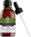 Teliaoils Black Seed Cumin Oil, 100% puro, natural, frio prensado, rico em ácidos graxos Omega-3 e Omega-6 & Polifenóis Grau Premium, para pele, unhas e cabelo, um excelente antioxidante