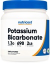 Pó de bicarbonato de potássio de nutricosto 2 LB - sem glúten, sem OGM