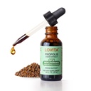 Lovita Bee Propolis Liquid Extract 500mg, 5:1 gotas de resina com 18% de bioflavonóides, antioxidante livre de álcool, suporte imunológico e garganta calmante, sem glúten, não-GMO, 1 Fl Oz (30 mL), fornecimento de 30 dias