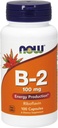 NOW Vitamina B-2 (riboflavina) 100mg, 100 Cápsulas (Pacote de 3)