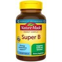 Nature Made Super B vitaminas complexas para mulheres e homens, Suplemento dietético para suporte de metabolismo energético, Super Complexo de vitamina B, 60 Softgels, 60 fornecimento dia