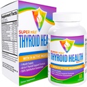 Suplemento de suporte da tireóide (Formula All-in-1) com 14 Ingredientes Ativos - Suplementos da tireóide - Complexo de saúde da tireóide - Suporte da tireóide para mulheres e homens - 60 Cápsulas