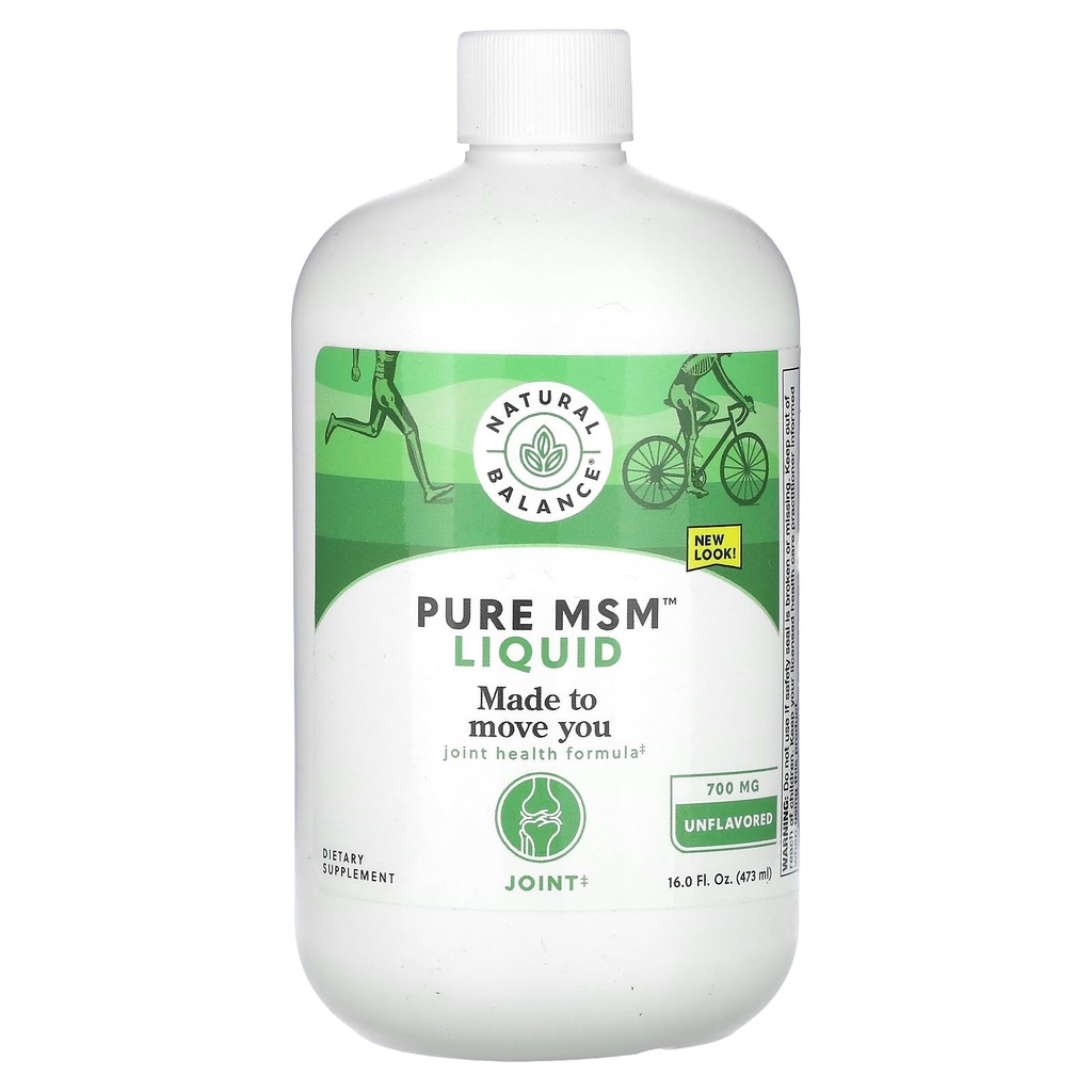Balanço natural Líquido HSH puro - 700 mg - Sem sabor - Suplemento de suporte conjunto - Laboratório verificado para pureza e potência - 60 dias de garantia de reembolso - 48 Servings, 16 Fl. Oz.