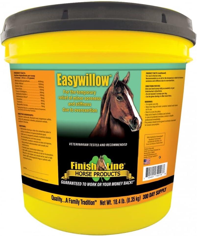 Linha de acabamento Easywillow Equine Supplement Tamanho: 300 dias (18.4 lbs)