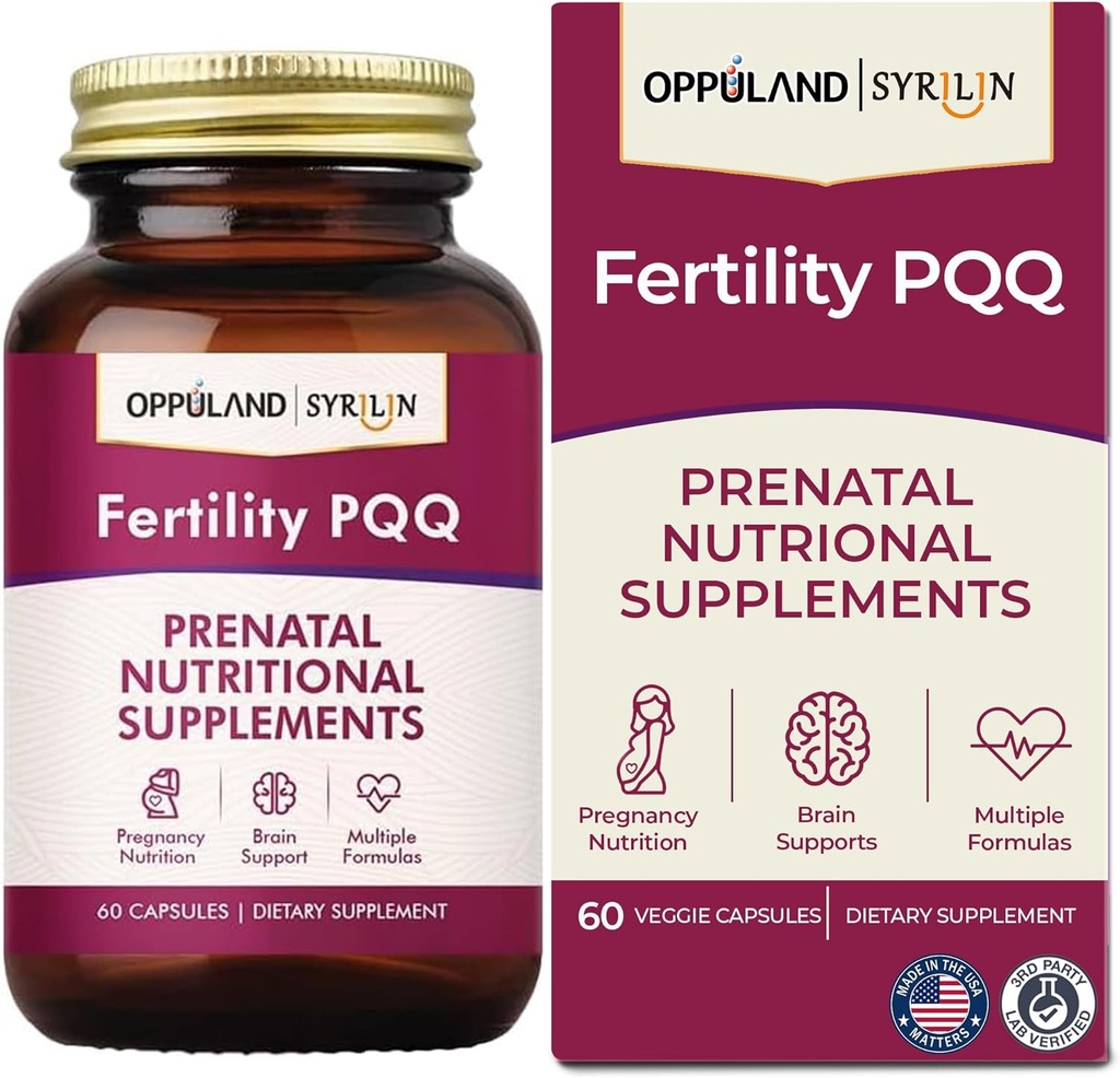 Fertilidade PQQ-pré-natal suplementos nutricionais-suporta saúde pré-natal, gravidez bem-estar-60 cápsulas