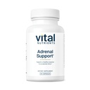 Nutrientes Vitais Suporte Adrenal Suplementos de Suporte Adrenal para Gland Function e Gestão de Cortisol Suporta Níveis de Energia e Estresse Gluten, Dairy, Soy Free 60 Cápsulas
