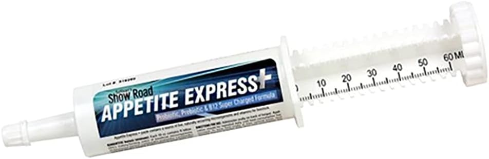 Apetite Express 60 ml Srae Prebiótico Probiótico B12 Cattle Swine Horse